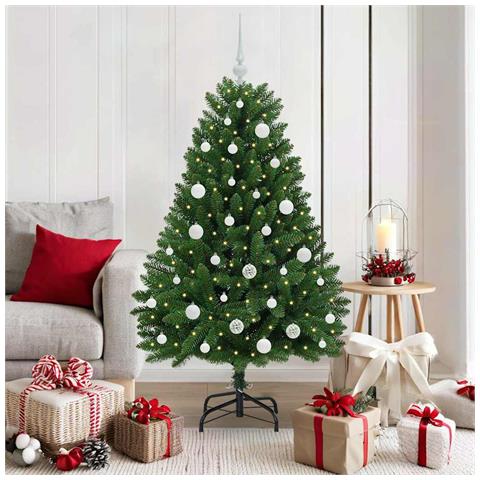 Albero di Natale artificiale Verde 150 cm PVC e Metallo - Foto 2