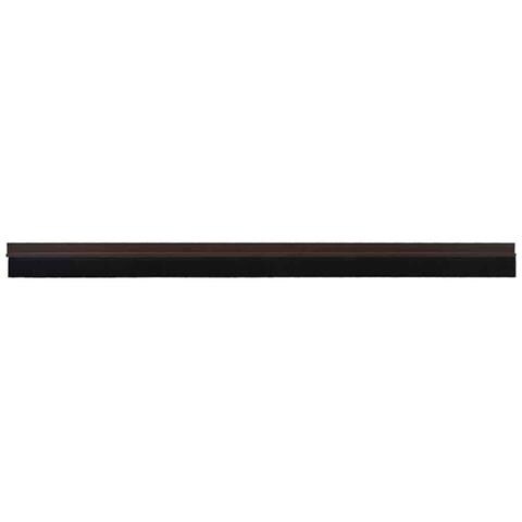 Spazzole per porte autoadesive 2 pcs Marrone 100 cm - Foto 1