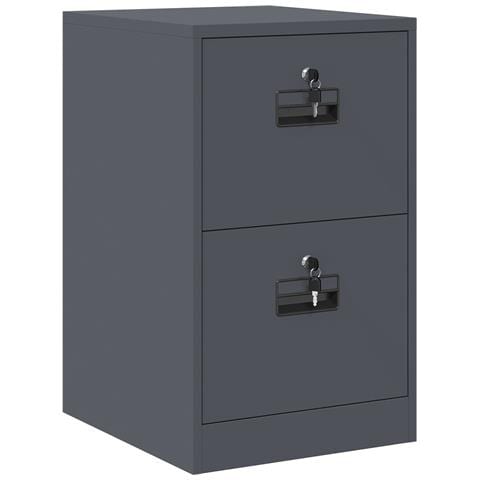 Armadio per File con cassetto Antracite 44 x 50 x 106.5 cm - Foto 1