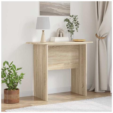 Tavolo consolle Rovere Sonoma 93 x 40 x 75 cm Legno multistrato - Foto 2