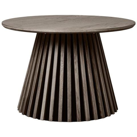 Tavolino Da Salotto Osaka In Rovere Affumicato Ø70 Cm - Foto 1