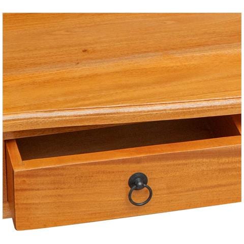Tavolo consolle con cassetto Naturale 115 x 32 x 76 cm - Foto 9
