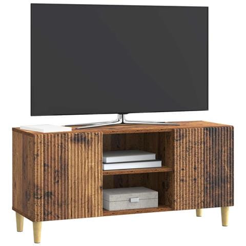 Mobile TV Legno antico 102 x 34,5 x 50 cm Legno ingegnerizzato - Foto 2