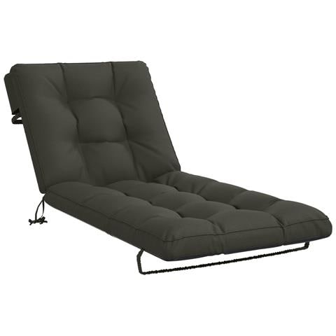 Cuscino per Lettino VIANEN 100% Poliestere Antracite - Foto 1
