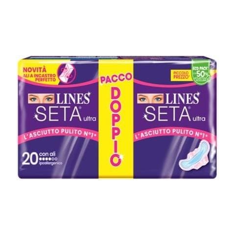 Lines Seta Ultra Assorbenti Ali Vp 20 Pezzi - Foto 1
