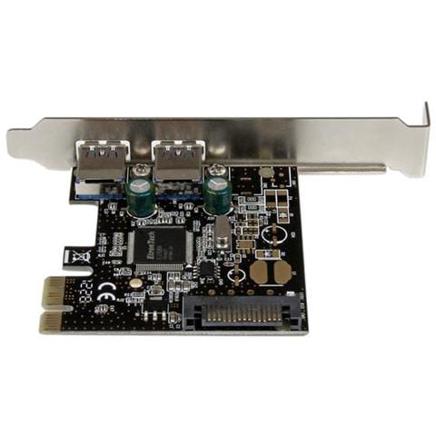 Scheda controller USB SuperSpeed 3.0 PCIe PCI Express a 2 porte con alimentazione SATA - Foto 4