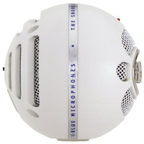 Snowball Textured White Microfono Professionale Usb per Windows e Mac - Foto 3