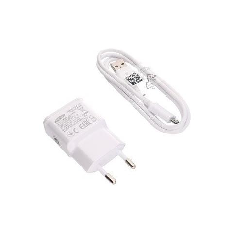 Caricabatteria Samsung Eta-u90ewe + Cavo Usb White Bulk - Foto 1