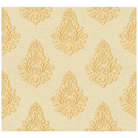 Carta Da Parati In Tessuto Non Tessuto Architects Nobile 959813 95981-3 Giallo Metallizzato - Foto 1