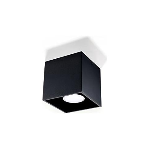 Lighting Loft 1 Sl. 0022 - Lampada Da Soffitto Quadrata E Minimalista, In Alluminio, Per La Cucina E Il Soggiorno, Colore: Nero Led Gu-10 Lights Su Amazon Per Il Prezzo Più Conveniente - Foto 2