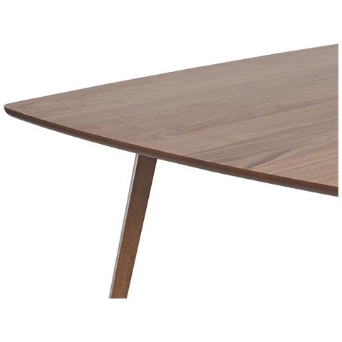 Tavolo Da Pranzo In Legno Scuro 180 X 90 Cm Huxter - Foto 15