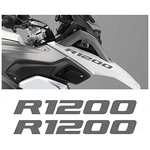 2pcs Adesivi R1200 Compatibile Con R1200gs R 1200 Gs Motorrad Adventure Moto (grigio)  - Foto 1