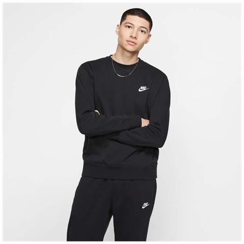 Felpa Da Uomo Girocollo Club Fleece Taglia Xl Codice Bv2662-010 Colore Nero - Foto 1