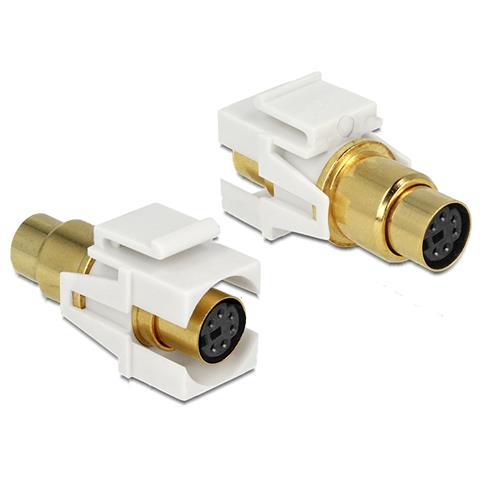 86339 Mini-DIN 6 pin Mini-DIN 6 pin Bianco cavo di interfaccia e adattatore - Foto 1