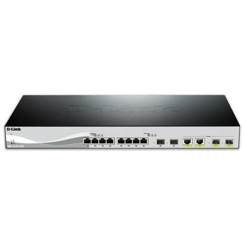 DXS-1210-12TC /E switch di rete Gestito L2 10G Ethernet (100/1000/10000) 1U Nero, Argento - Foto 3