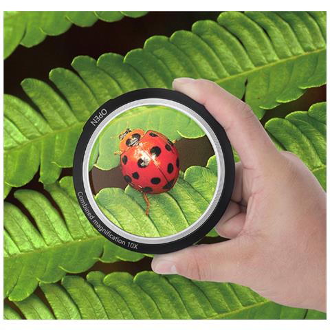 Lente D'ingrandimento 6x / 9x / 15x Con Lampada Led Nero - Foto 6