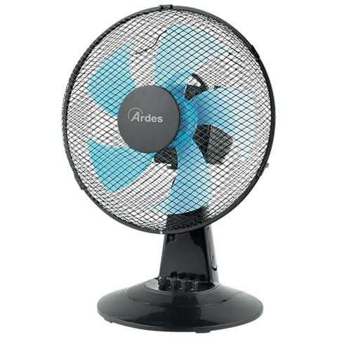 AR5ST30N Steelo 30N Ventilatore da Tavolo Diametro 30 cm Colore Nero - Foto 1
