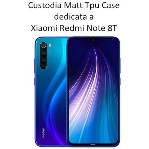 Custodia Tpu Silicone Cover Case Per Xiaomi Redmi Note 8t M1908c3xg Black - Foto 2