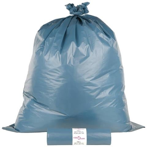 Sacchetti Per Cestini 100 Pz Blu 240 L - Foto 3