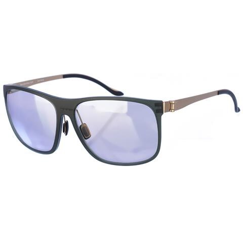 Occhiali Da Sole Da Uomo M3016 In Acetato Dalla Forma Rettangolare - Foto 1