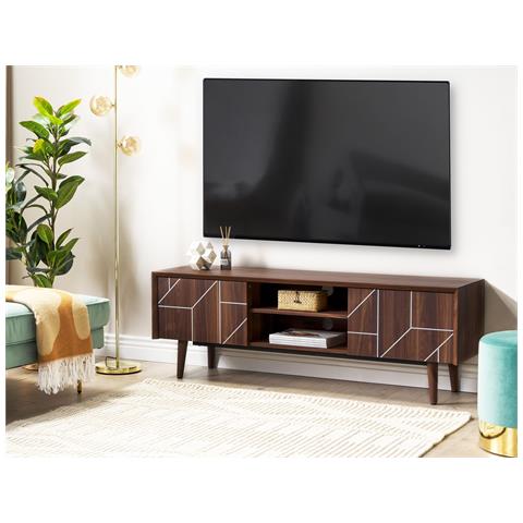 Mobile Tv Legno Scuro Franklin - Foto 1