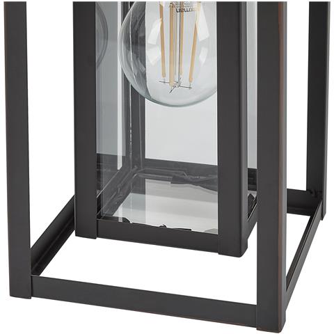 Lampada Da Parete Metallo Nero Almond - Foto 2