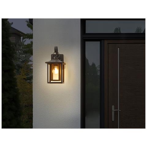 Lampada Da Parete Metallo Nero Almond - Foto 1