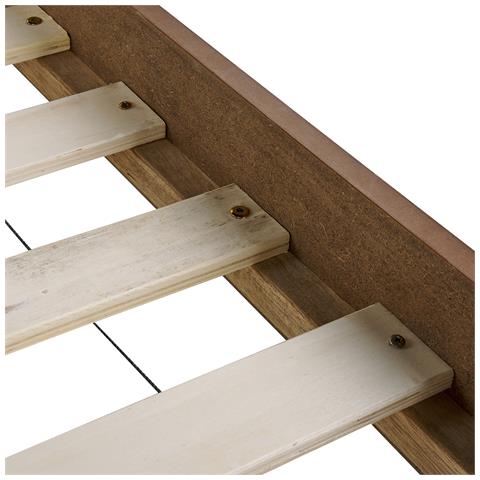 Letto Rattan Varzy 160 X 200 Cm Marrone - Foto 2