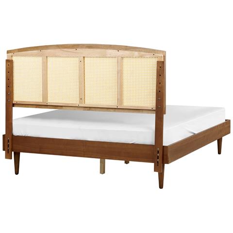 Letto Rattan Varzy 160 X 200 Cm Marrone - Foto 16