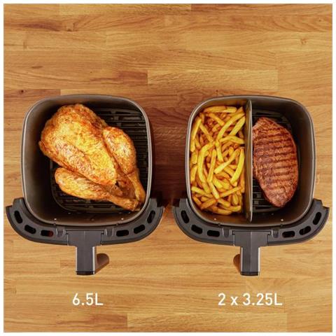 Easy Fry & Grill Ey801d 6,5 L Indipendente 1650 W Friggitrice Ad Aria Calda Nero, Acciaio Inossidabile - Foto 2