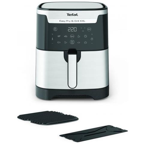 Easy Fry & Grill Ey801d 6,5 L Indipendente 1650 W Friggitrice Ad Aria Calda Nero, Acciaio Inossidabile - Foto 1