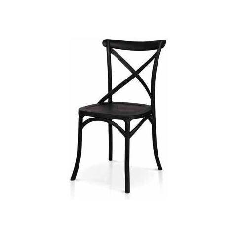 Sedia Shabby Chic Imbottita In Legno Massello Intagliata Con Fregi - Foto 1