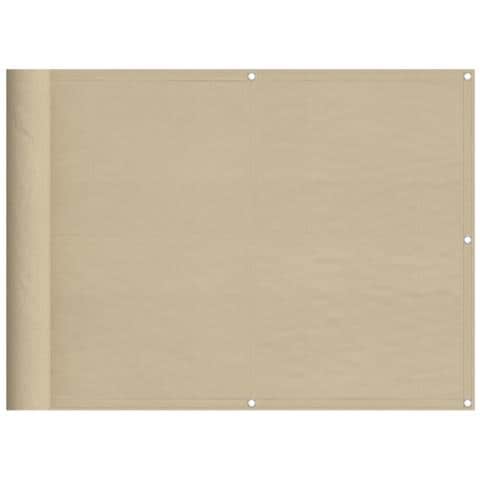 Paravento Da Balcone Beige 75x800 Cm 100% Poliestere Oxford - Foto 2