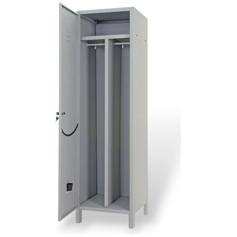 Armadio Spogliatoio In Metallo 50x50xh180 Cm Sporco Pulito Due Posti 1 Anta Con Serratura Prometal - Foto 1