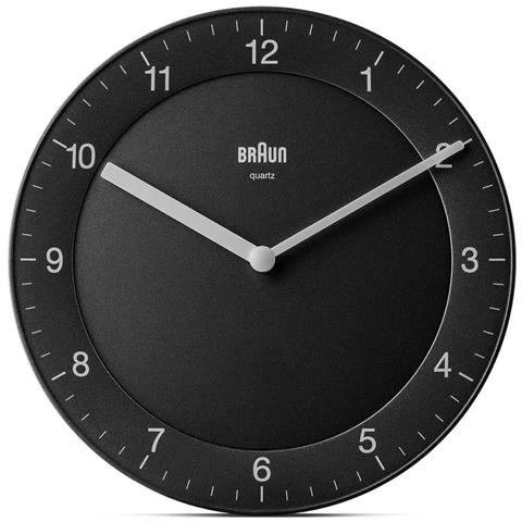 Bc06b Black Orologio Da Parete Analogico Movimento Al Quarzo Silenzioso - Foto 1