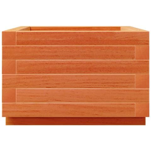 Fioriera Giardino Marrone Cera 40x40x26,5cm Legno Massello Pino - Foto 2