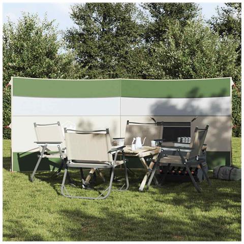 Frangivento da Campeggio Verde 340x130 cm Impermeabile - Foto 2
