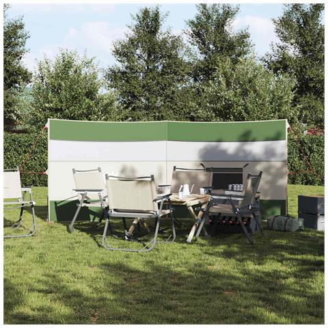 Frangivento da Campeggio Verde 340x130 cm Impermeabile - Foto 10