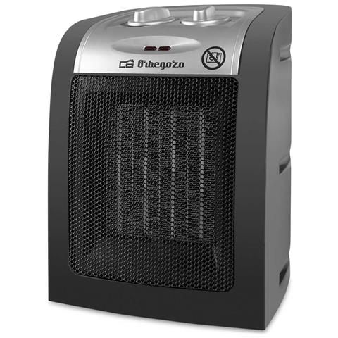 Riscaldatore Elettrico con Ventilatore CR 5017 2 Livelli di Funzionamento Potenza 1500 W Colore Nero Argento - Foto 2