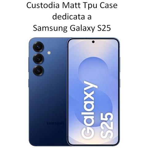 Custodia Tpu Silicone Cover Case Per Samsung Galaxy S25 Black - Foto 2