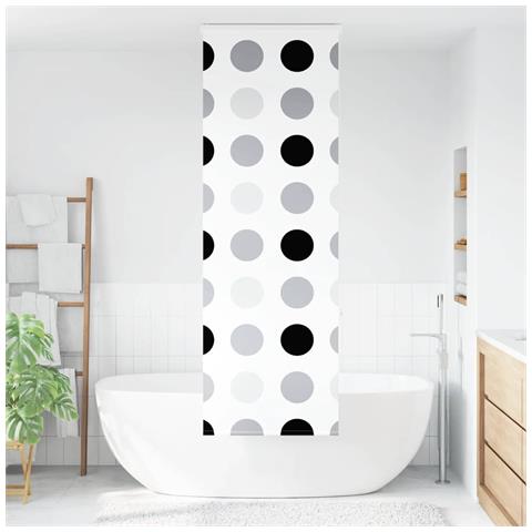 Tenda A Rullo Per Doccia Cassonetto 80x240 Cm Larghezza Tessuto - Foto 2