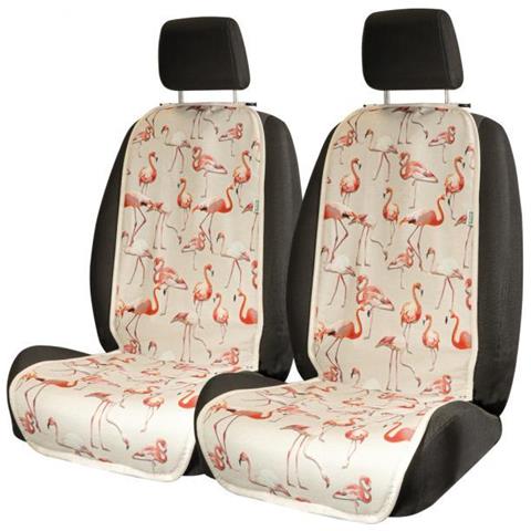 Coprisedili Anteriori Universali Tanga Doubleface Fenicotteri/carta Tessile - Foto 1