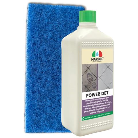 Power Det 1lt + Tampone Blu - Come Pulire Il Gres Porcellanato - Foto 1