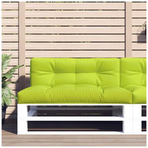 Cuscino Per Pallet Verde Brillante 120x40x12 Cm In Tessuto - Foto 1