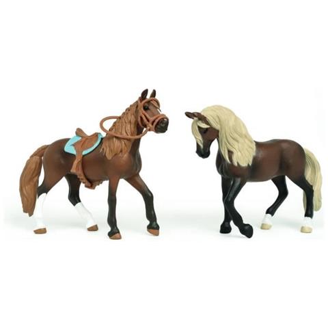 I Miei Primi Cavalli Paso Peruviani, 2 Figurine Di Cavalli, 42738 Horse Club, 5 Anni - Foto 2