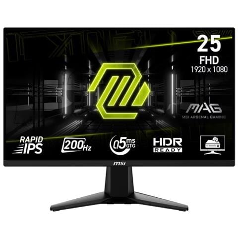 MAG 255FDE E20 Monitor PC 24.5" 1920 x 1080 Pixel Full HD LCD Nero - Foto 1
