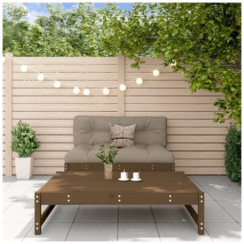 Set Salotto da Giardino 2 pz Ambra in Legno Massello di Pino - Foto 2