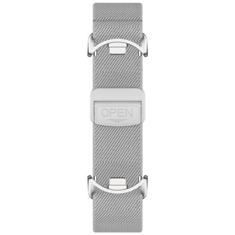 Cinturino Elastico Intrecciato Con Chiusura Magnetica E Punta In Metallo Compatibile Con Xiaomi 10/9/8 - Grigio Lightgrey - Foto 3