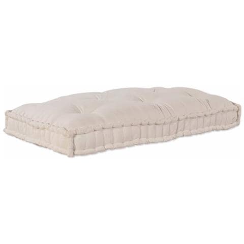 Cuscino per Divano Pallet Crema Tessuto - Foto 1