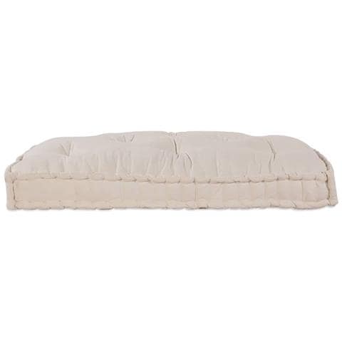 Cuscino per Divano Pallet Crema Tessuto - Foto 2